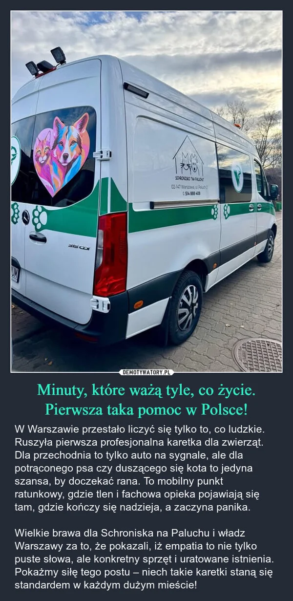 
    Minuty, które ważą tyle, co życie. Pierwsza taka pomoc w Polsce!