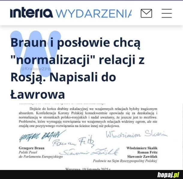 
    Powrót sowieckiego sojuza im się marzy