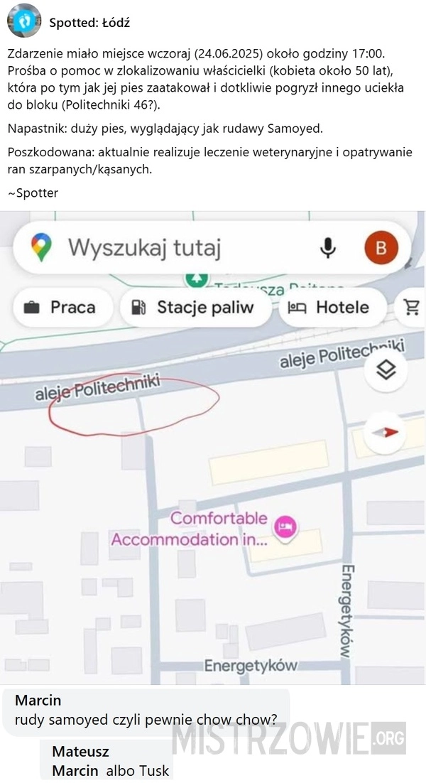 
    Zdarzenie miało miejsce...