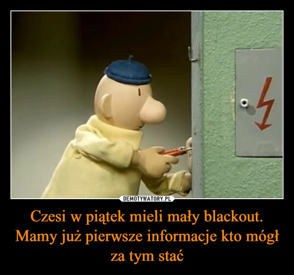 Czesi w piątek mieli mały blackout. Mamy już pierwsze informacje kto mógł za tym stać