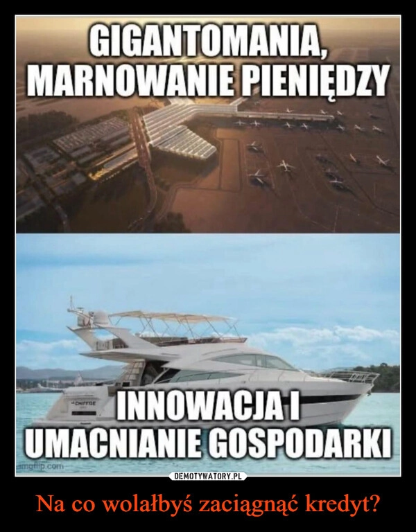 
    Na co wolałbyś zaciągnąć kredyt?