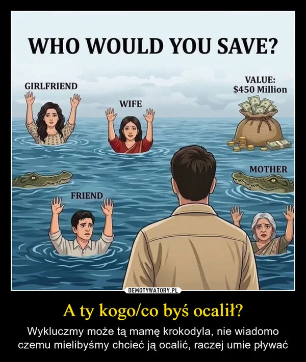 
    A ty kogo/co byś ocalił?