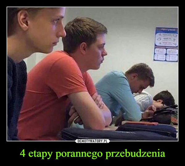 
    4 etapy porannego przebudzenia