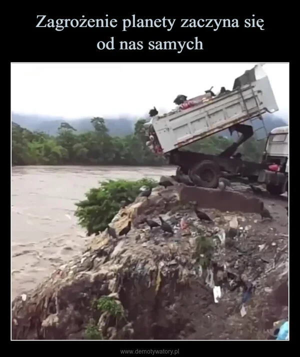 
    Zagrożenie planety zaczyna się od nas samych