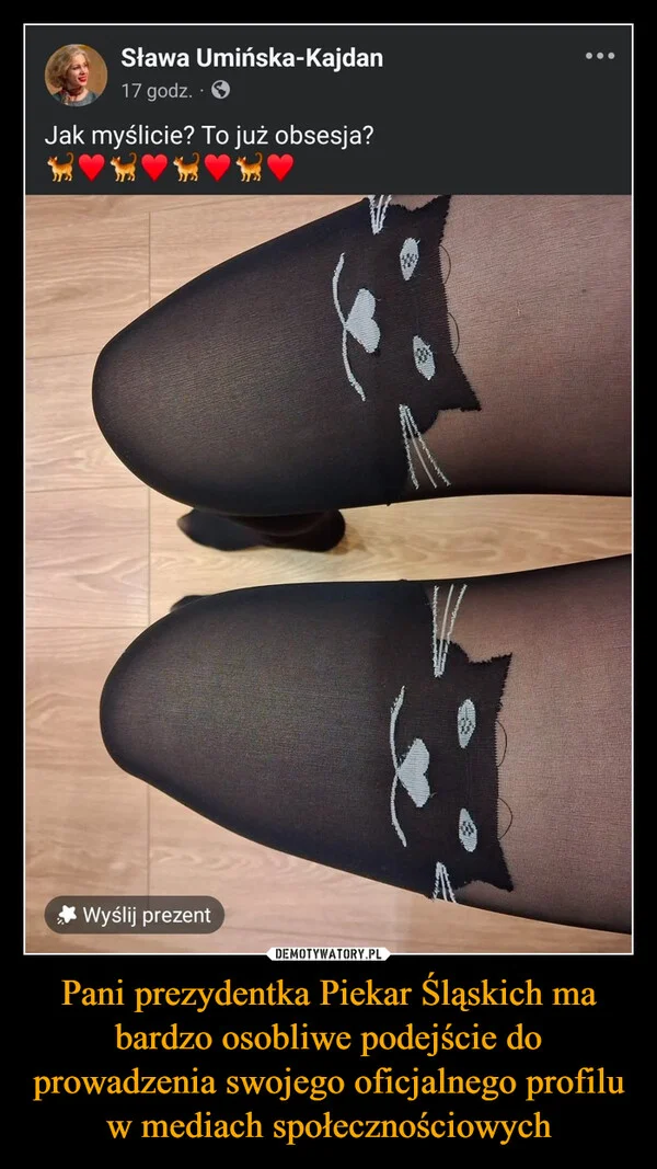 
    Pani prezydentka Piekar Śląskich ma bardzo osobliwe podejście do prowadzenia swojego oficjalnego profilu w mediach społecznościowych