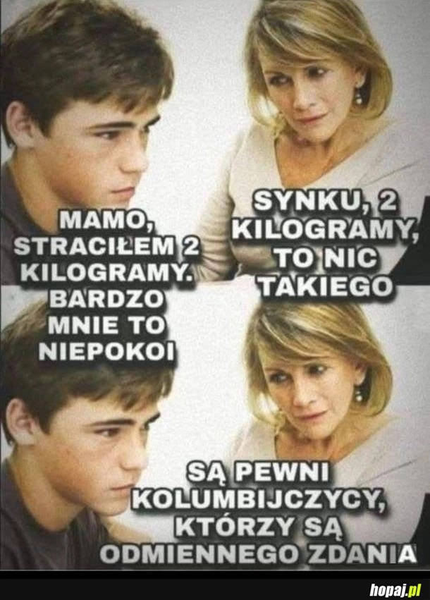 Straciłem 2 kilogramy