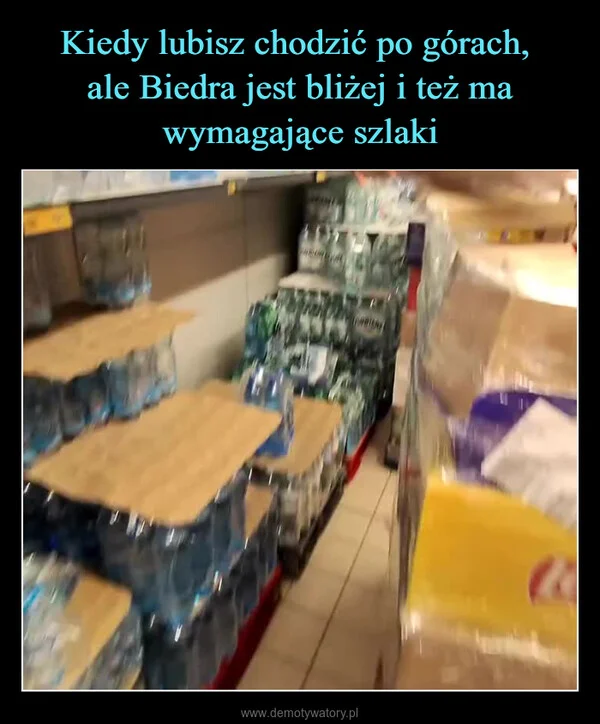 
    Kiedy lubisz chodzić po górach, ale Biedra jest bliżej i też ma wymagające szlaki