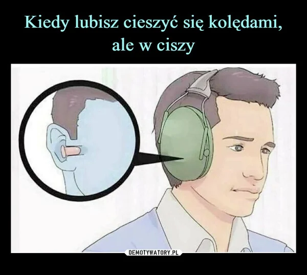 
    Kiedy lubisz cieszyć się kolędami, ale w ciszy
