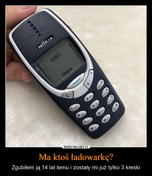 
    Ma ktoś ładowarkę?