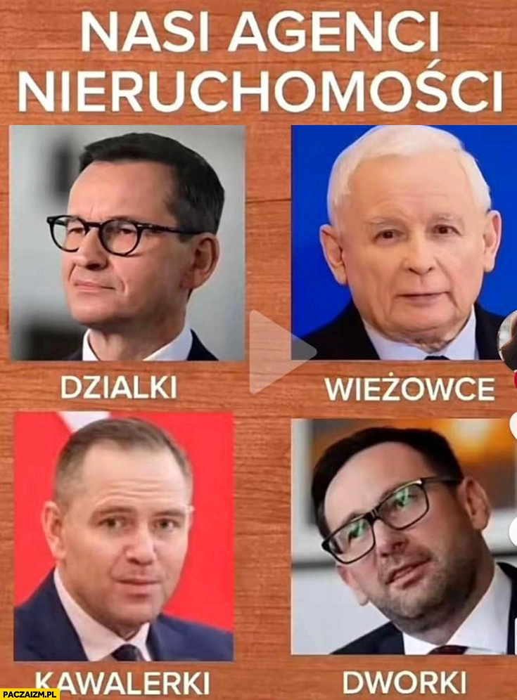 
    Nasi agenci nieruchomosci: Morawiecki działki Kaczyński wieżowce, Nawrocki Kawalerki, Obatek dworki