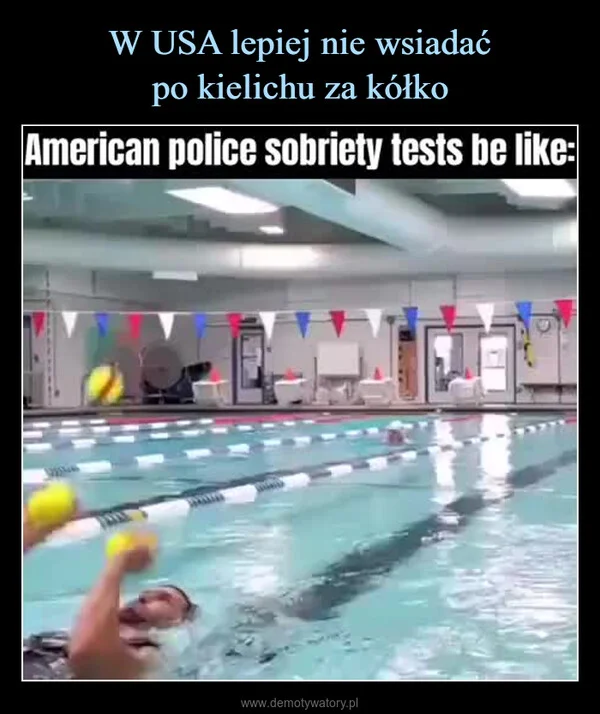 
    W USA lepiej nie wsiadać po kielichu za kółko