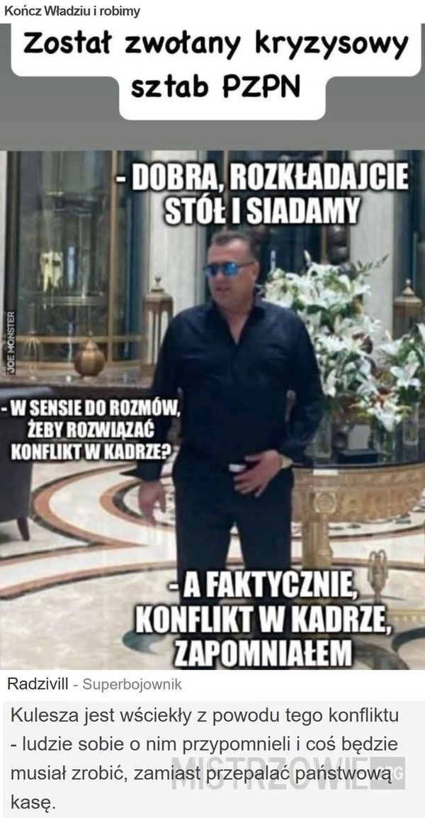 
    Kończ Władziu i robimy
