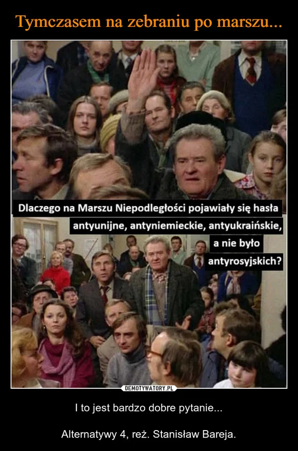 
    Tymczasem na zebraniu po marszu...