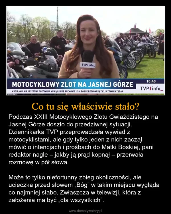 
    Co tu się właściwie stało?