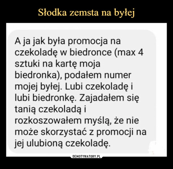 
    
Słodka zemsta na byłej 