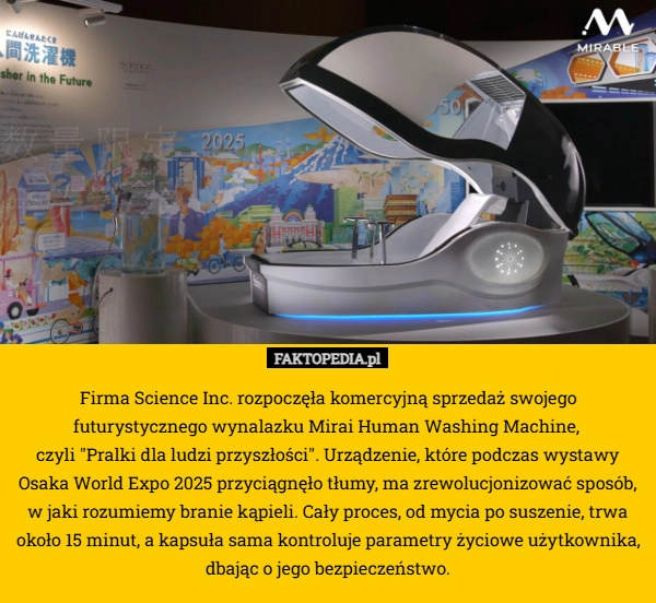 Firma Science Inc. rozpoczęła komercyjną sprzedaż swojego futurystycznego