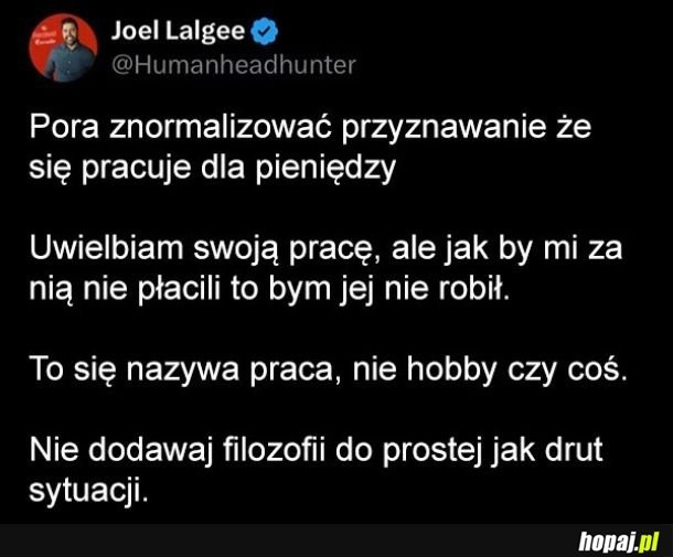 
    Mówmy to normalnie i głośno