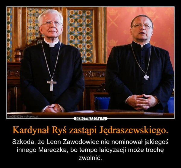 
    Kardynał Ryś zastąpi Jędraszewskiego.