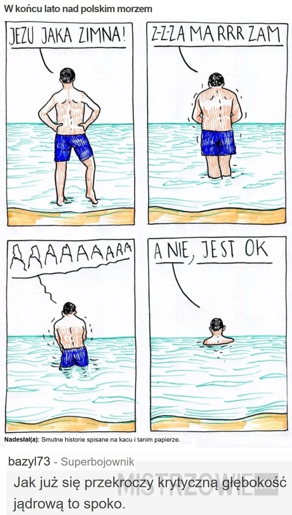 W końcu lato nad polskim morzem