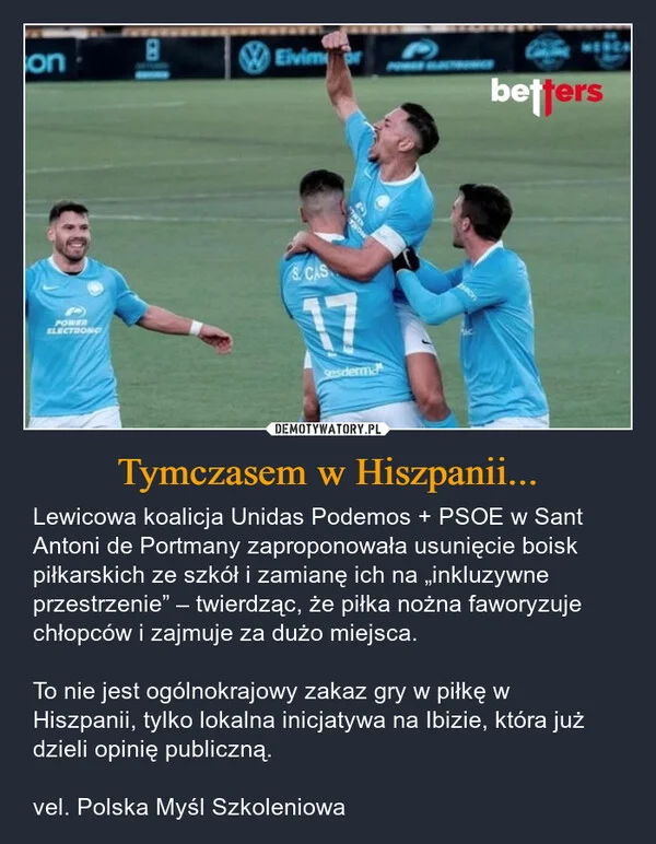 
    Tymczasem w Hiszpanii...