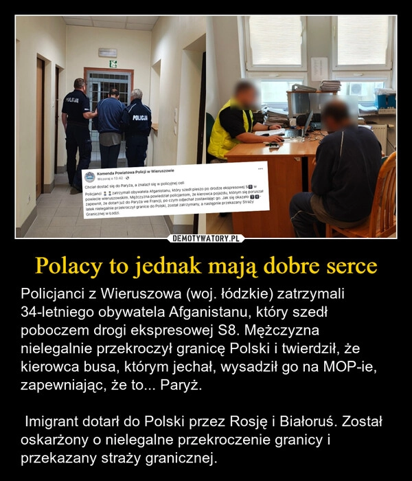 
    Polacy to jednak mają dobre serce