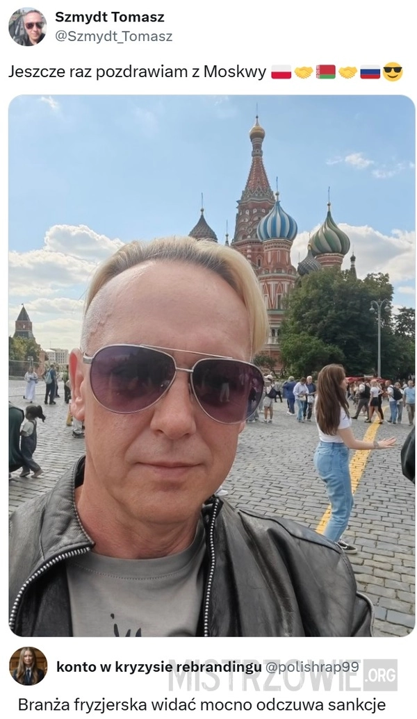 
    Pozdrowienia z Moskwy