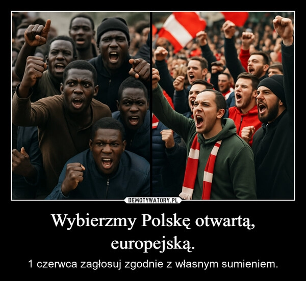 
    Wybierzmy Polskę otwartą, europejską.
