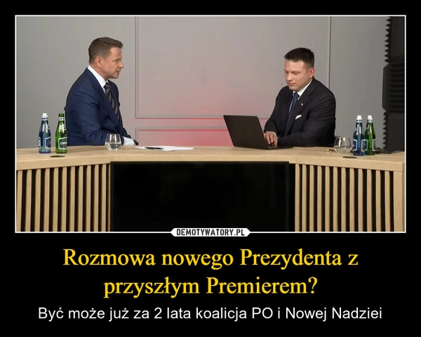 
    Rozmowa nowego Prezydenta z przyszłym Premierem?
