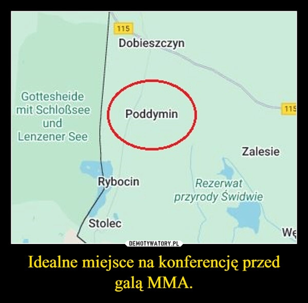 Idealne miejsce na konferencję przed galą MMA.