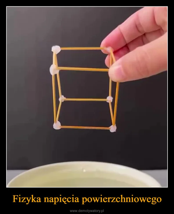 
    Fizyka napięcia powierzchniowego