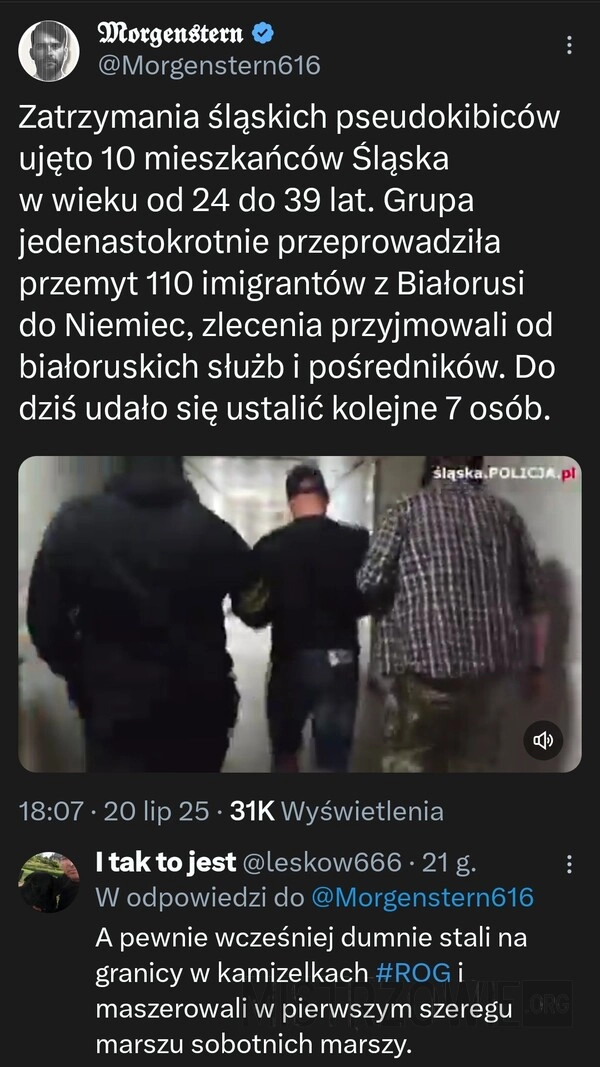 
    Zatrzymania