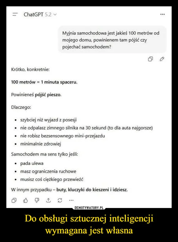 
    Do obsługi sztucznej inteligencji wymagana jest własna