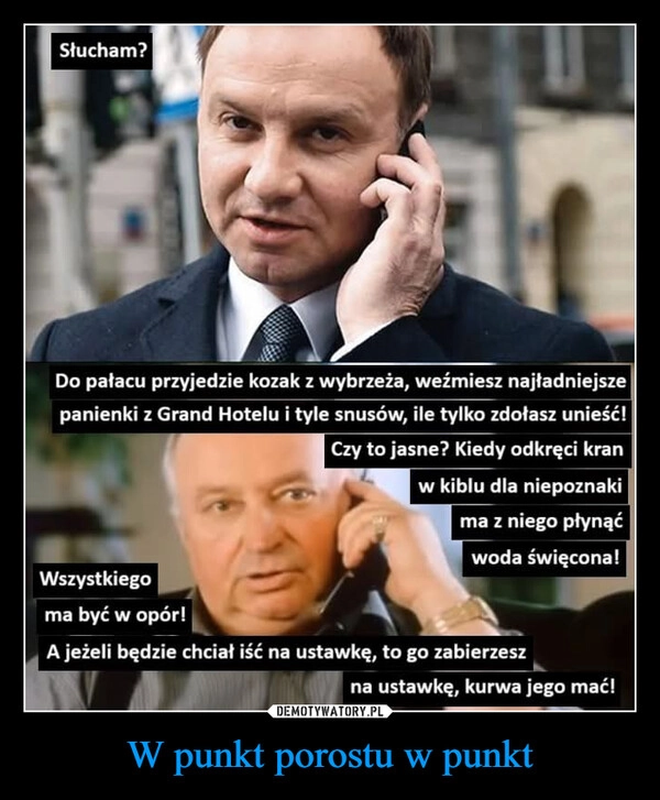 
    W punkt porostu w punkt