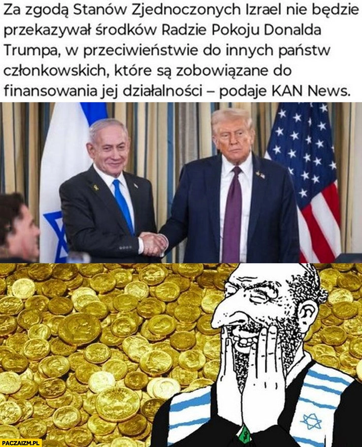 
    Za zgodą USA Izrael nie będzie płacił radzie pokoju w przeciwieństwie do innych państw żyd reakcja