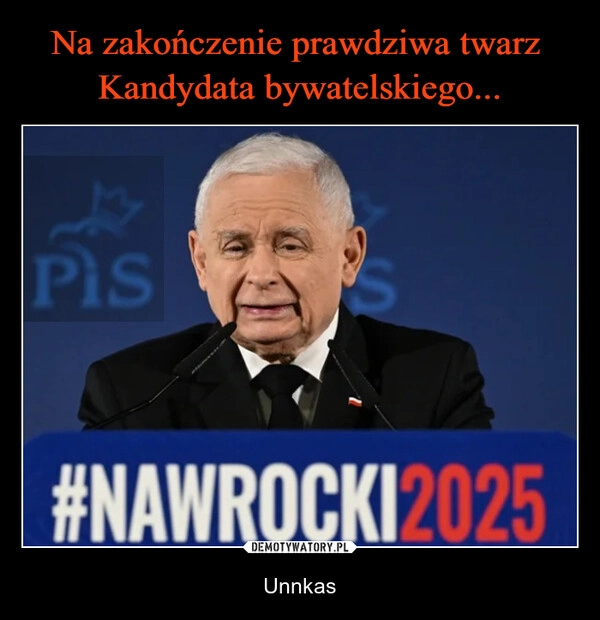 
    Na zakończenie prawdziwa twarz 
Kandydata bywatelskiego...