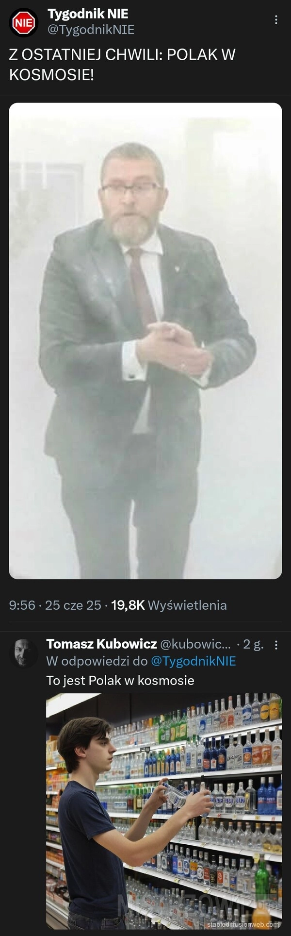 
    Polak w kosmosie