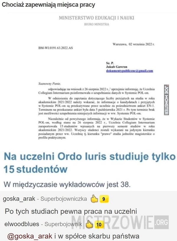 
    
			Chociaż zapewniają miejsca pracy					