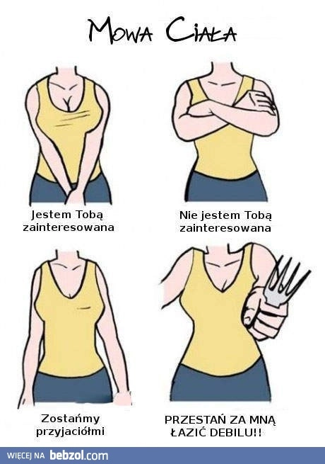 
    Mowa ciała prawdę ci powie