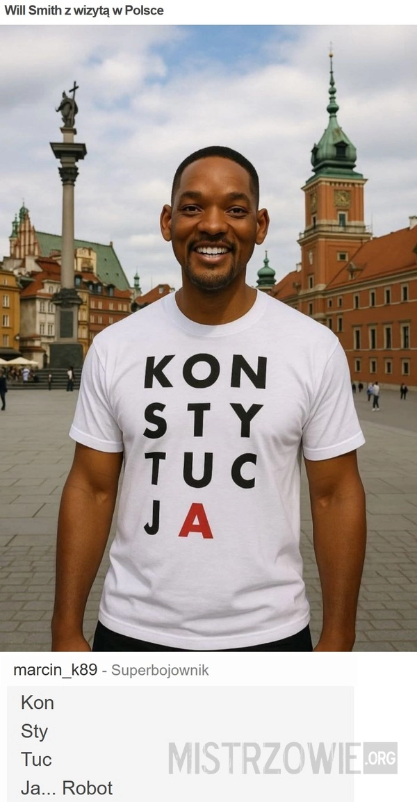 
    Will Smith z wizytą w Polsce