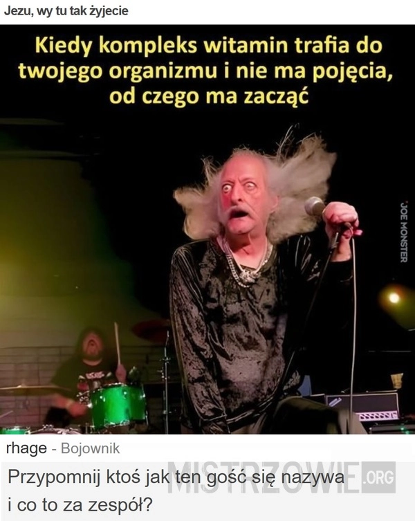 
    Jezu, wy tu tak żyjecie