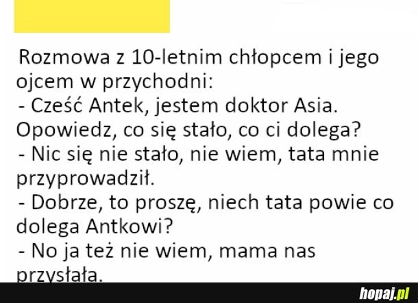 Kiedy wyślesz ojca z dzieckiem do przychodni