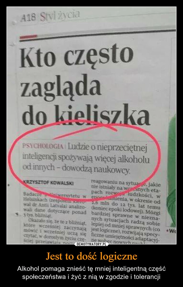 
    Jest to dość logiczne