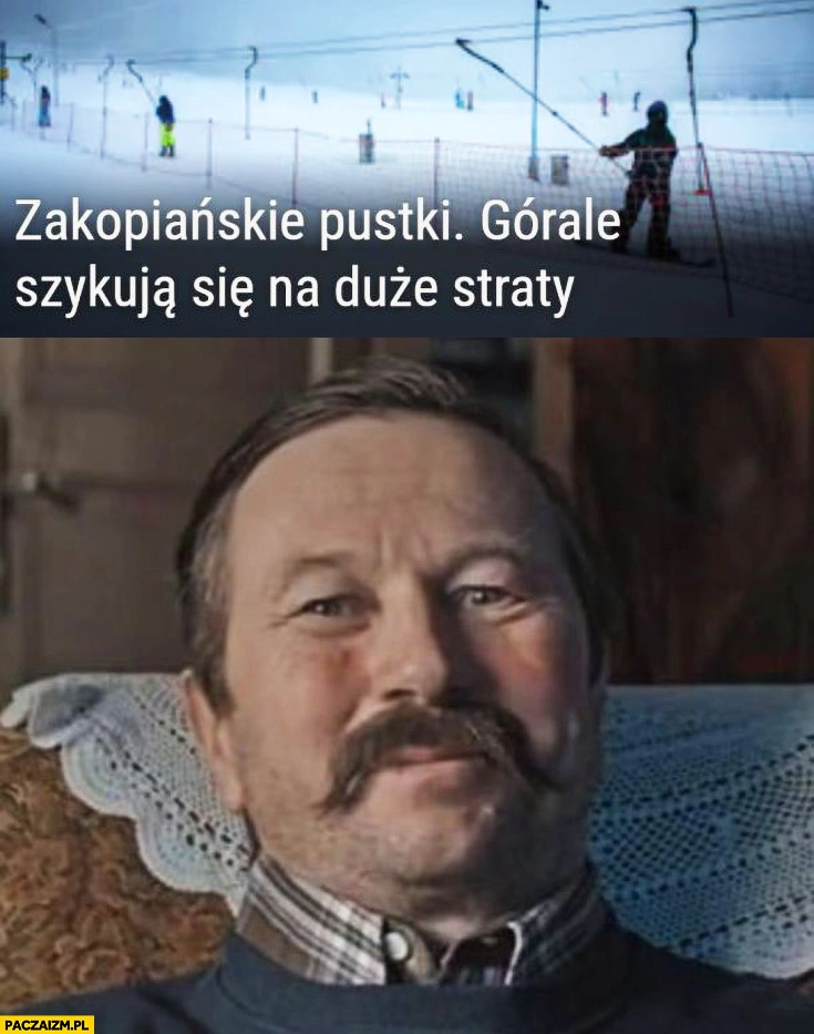 
    Zakopiańskie pustki górale szykują się na duże straty i bardzo kurna dobrze