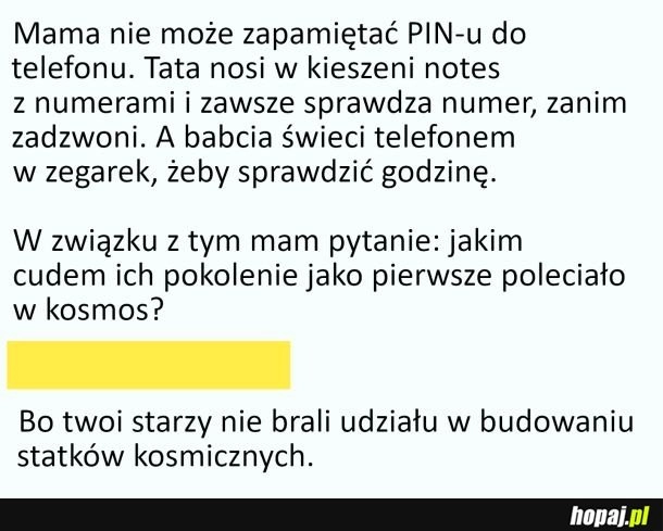
    Taka prawda