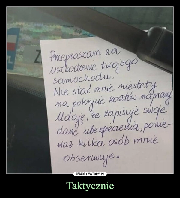 
    Taktycznie