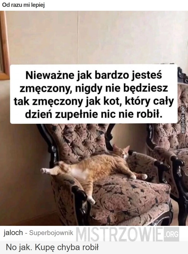 
    Od razu mi lepiej