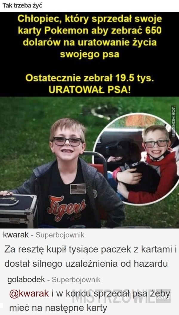 
    Tak trzeba żyć