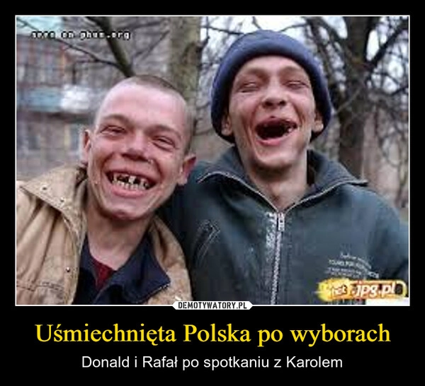 
    Uśmiechnięta Polska po wyborach