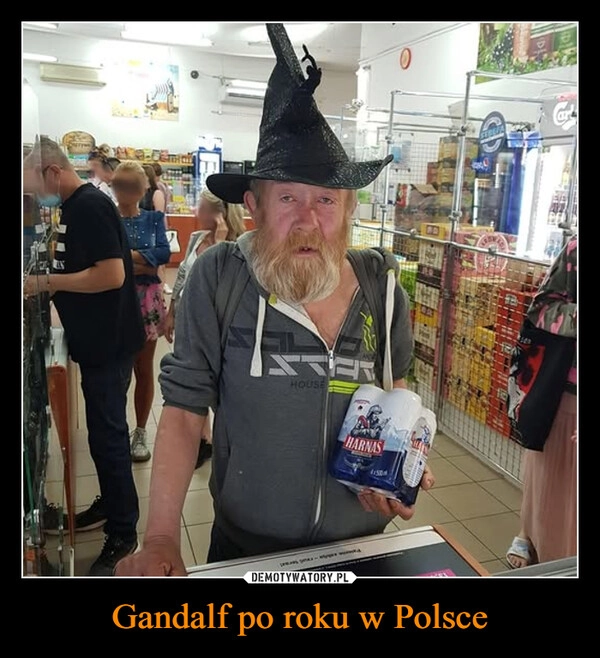 
    Gandalf po roku w Polsce