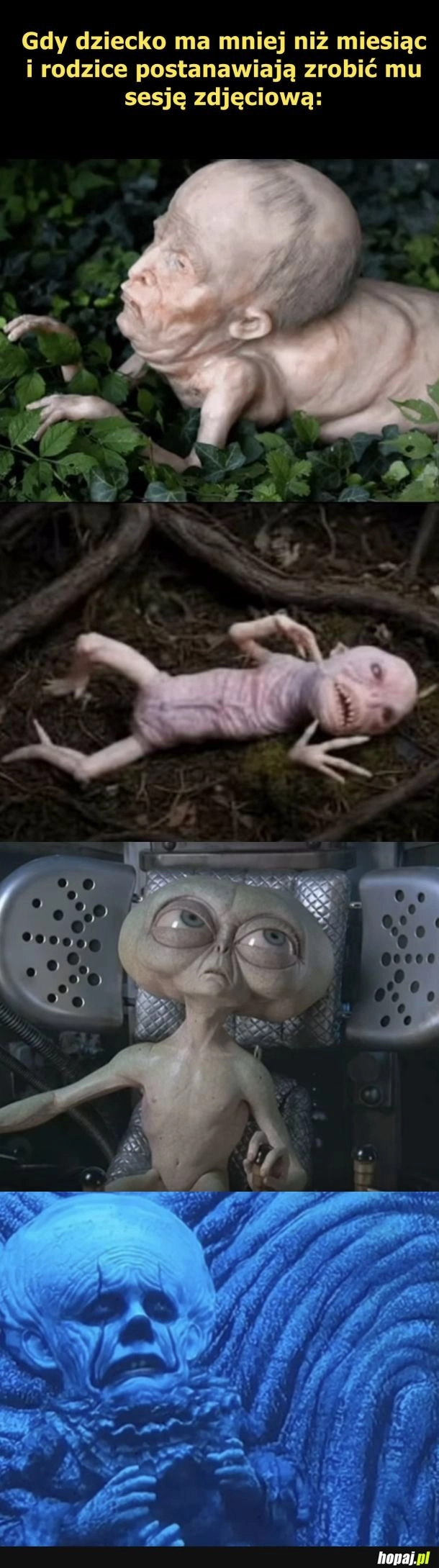 Typowe sesje noworodków